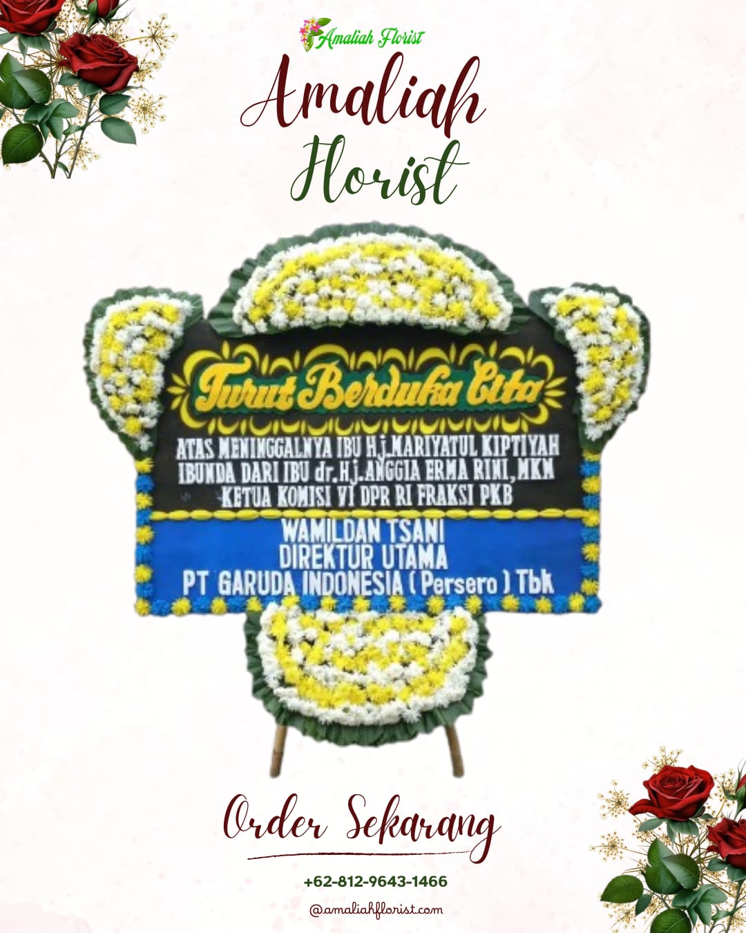 Papan Bunga Duka Plaju